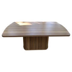 White Oak Pedestal Table