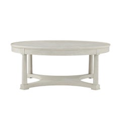 White Oak Round Coffee Table