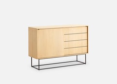 White Oak Virka High Sideboard by Ropke Design and Moaak