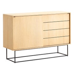 White Oak Virka High Sideboard by Ropke Design and Moaak