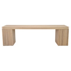 White Oak Worth & Worth Table Slatted 