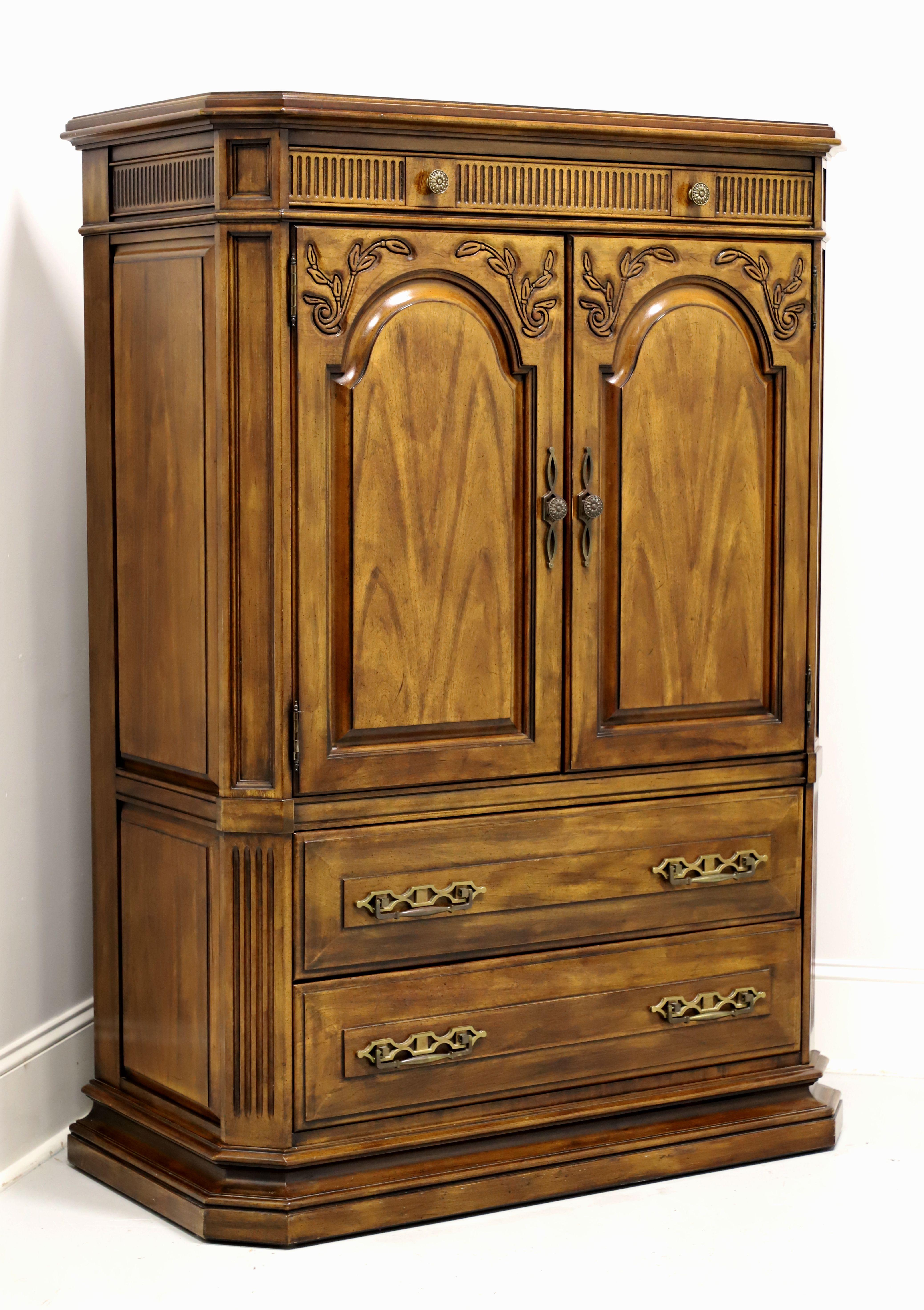 WHITE OF MEBANE Cherry French Country Style Gentleman's Chest For Sale 4
