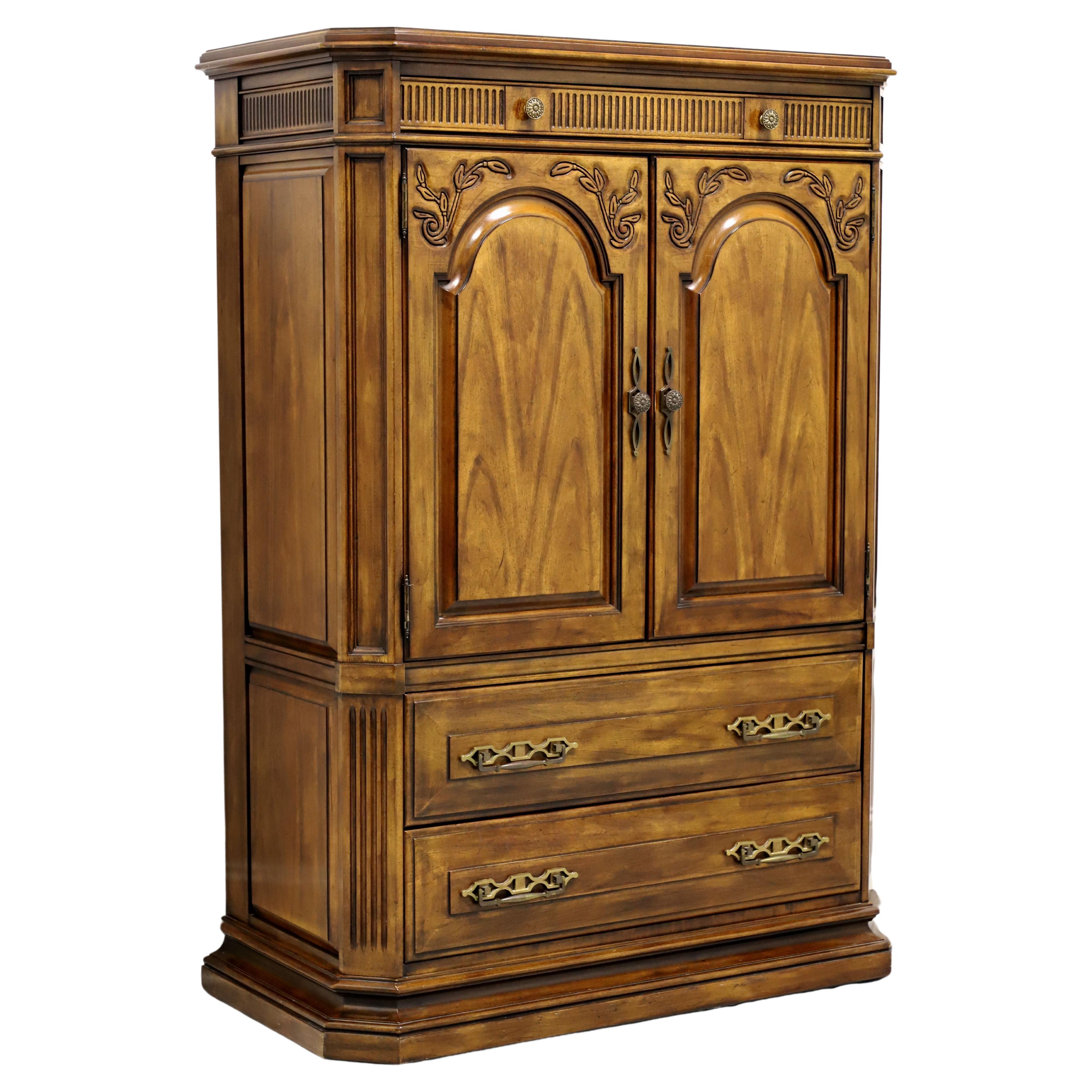 WHITE OF MEBANE Cherry French Country Style Gentleman's Chest For Sale