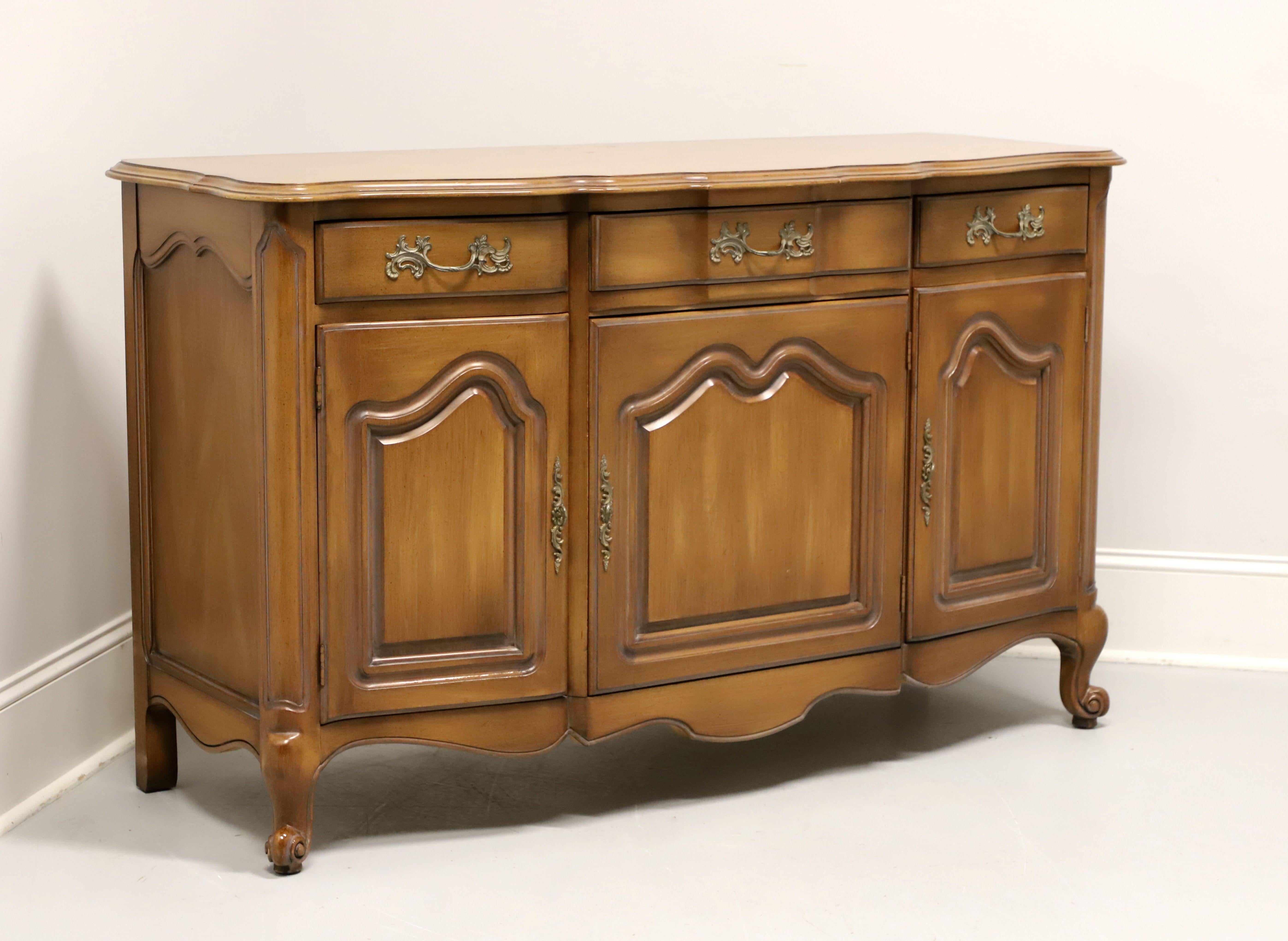WHITE OF MEBANE Cherry French Provincial Louis XV Sideboard For Sale 9
