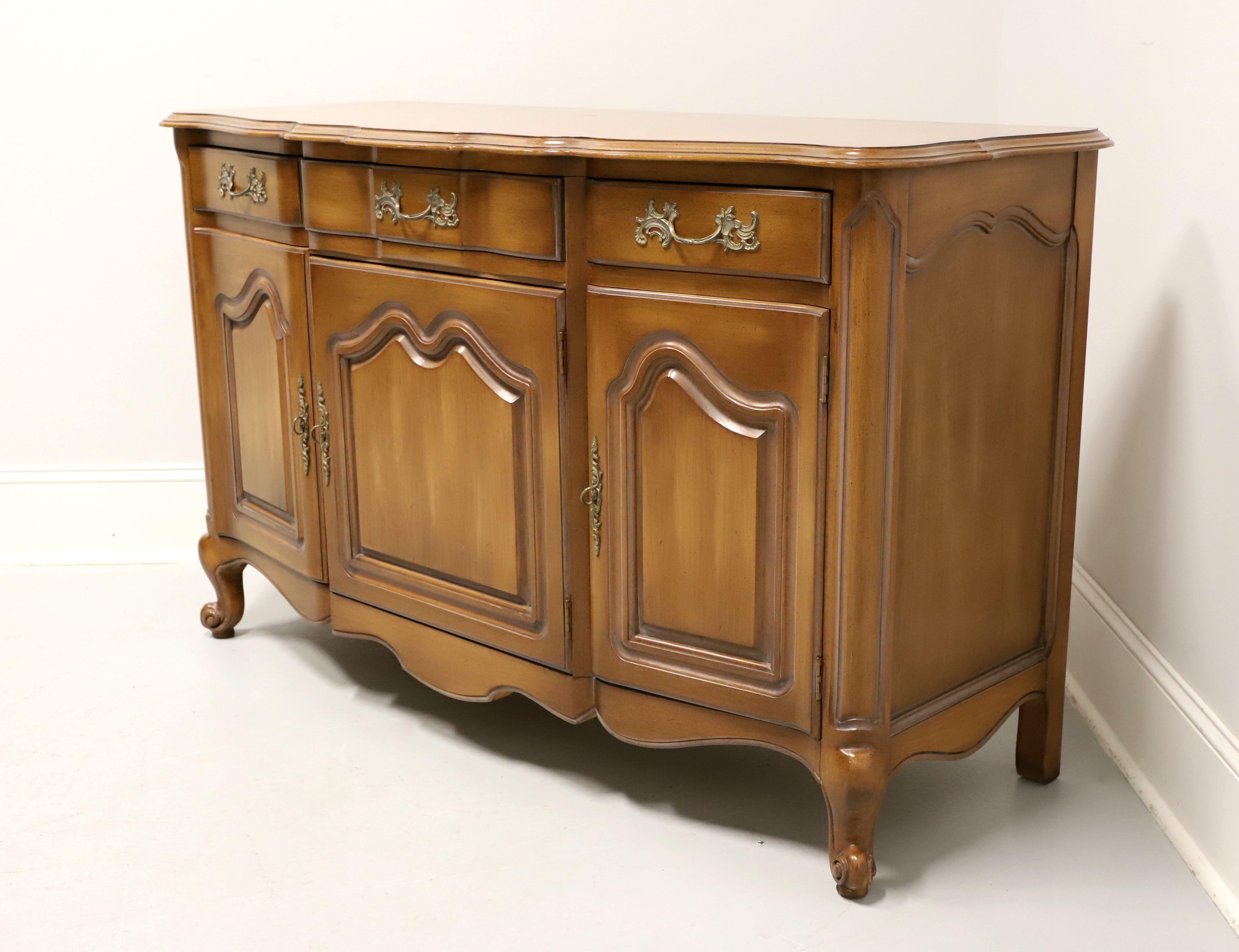 American WHITE OF MEBANE Cherry French Provincial Louis XV Sideboard For Sale