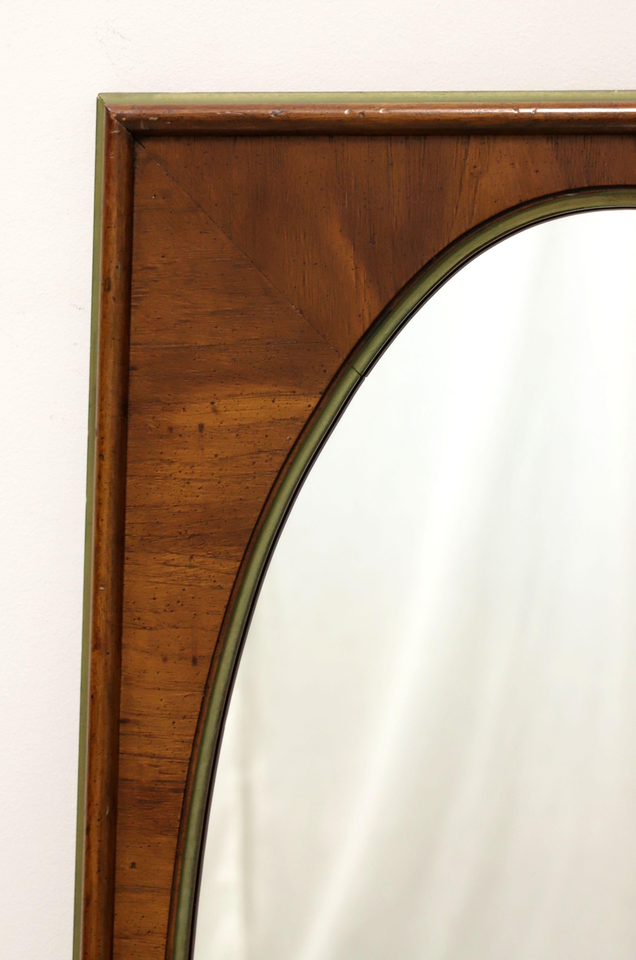 Mid-Century Modern WHITE OF MEBANE Mid Century Oval Mirror in Rectangular Frame - B For Sale