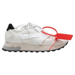 White Off-White Low-Top Sneakers Size 36