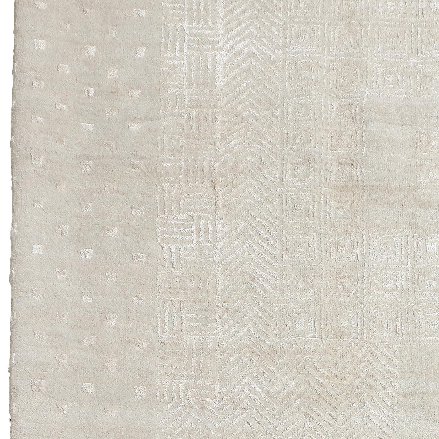 white silk carpet