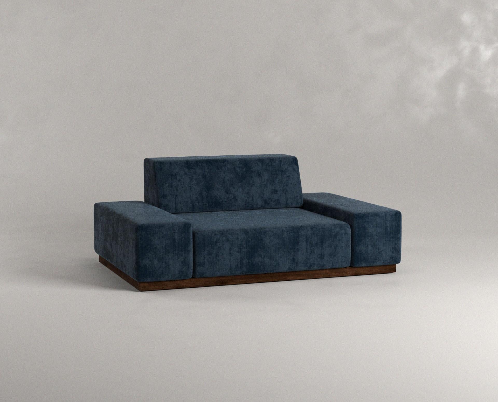 Postmoderne Canapé blanc « One Seater Nube » de Siete Studio en vente