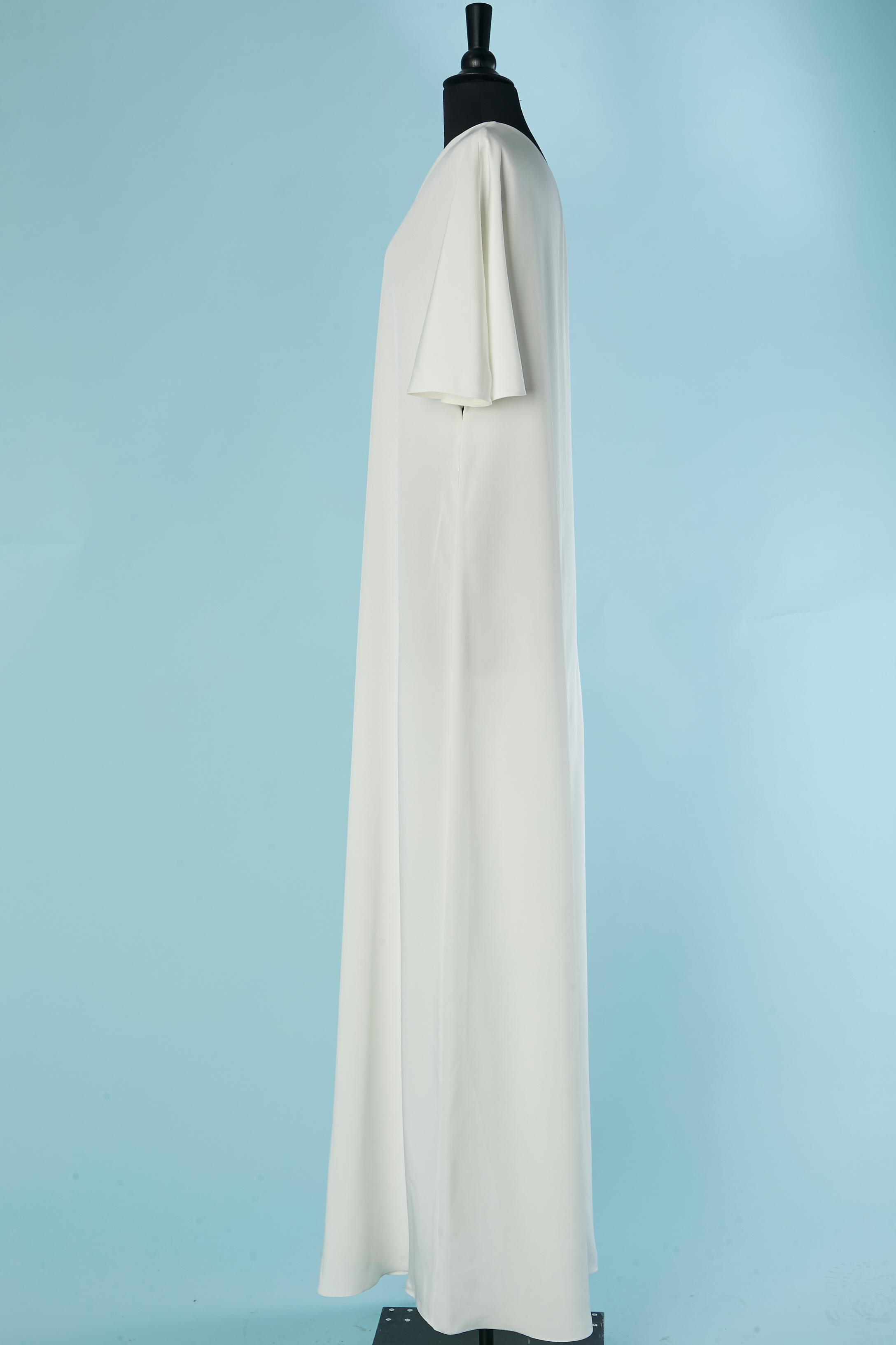 Weißes Abendkleid mit einer Schulter (oder Hochzeitskleid) CHRISTIAN DIOR im Zustand „Neu“ im Angebot in Saint-Ouen-Sur-Seine, FR