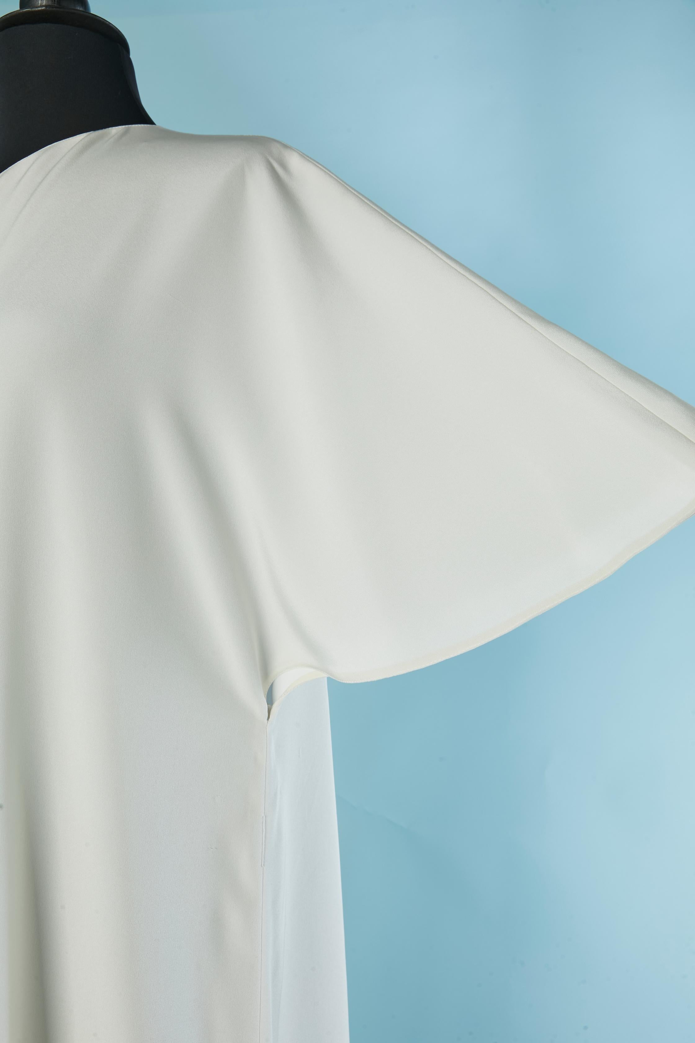 Weißes Abendkleid mit einer Schulter (oder Hochzeitskleid) CHRISTIAN DIOR Damen im Angebot