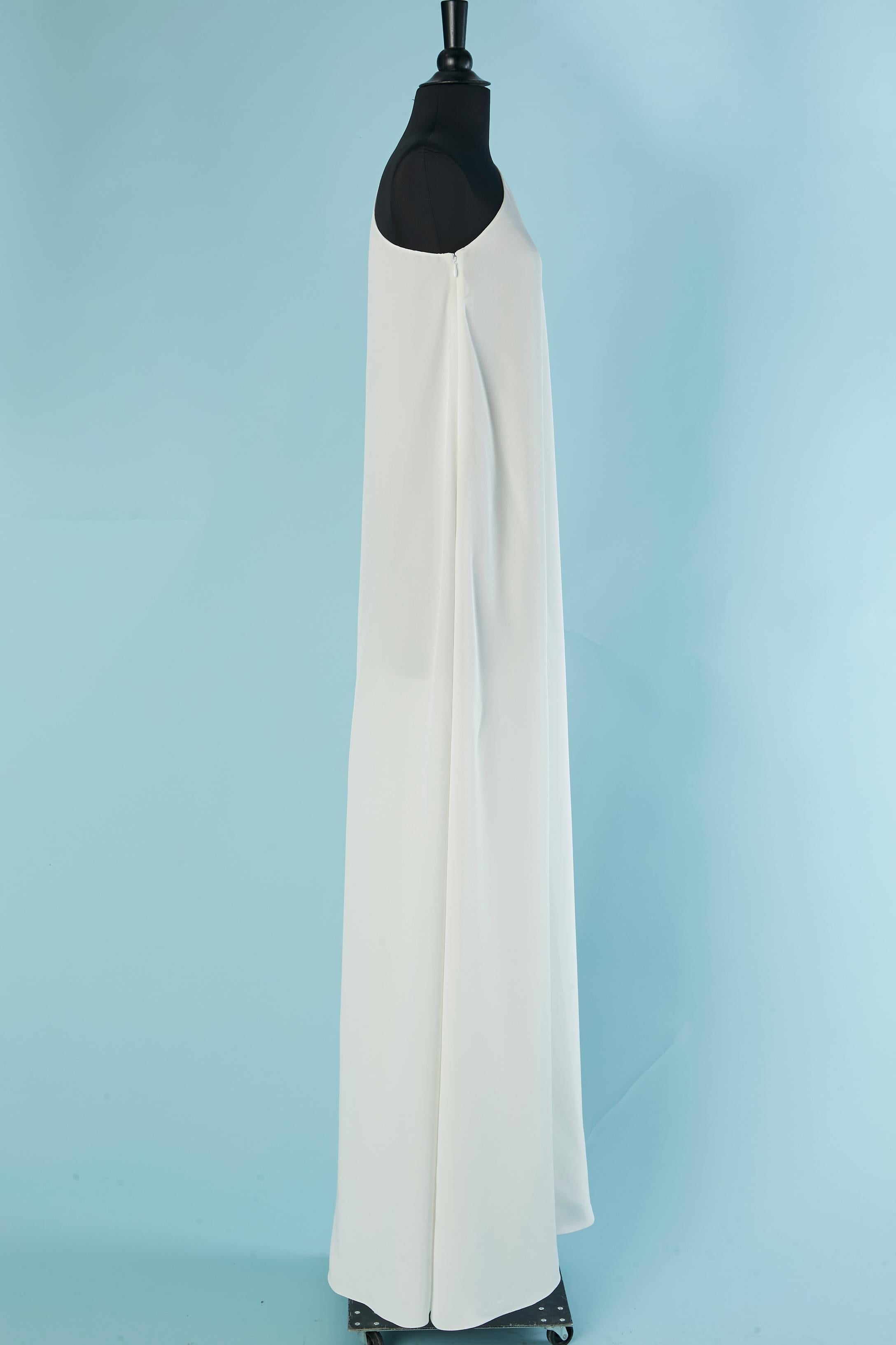 Weißes Abendkleid mit einer Schulter (oder Hochzeitskleid) CHRISTIAN DIOR im Angebot 2