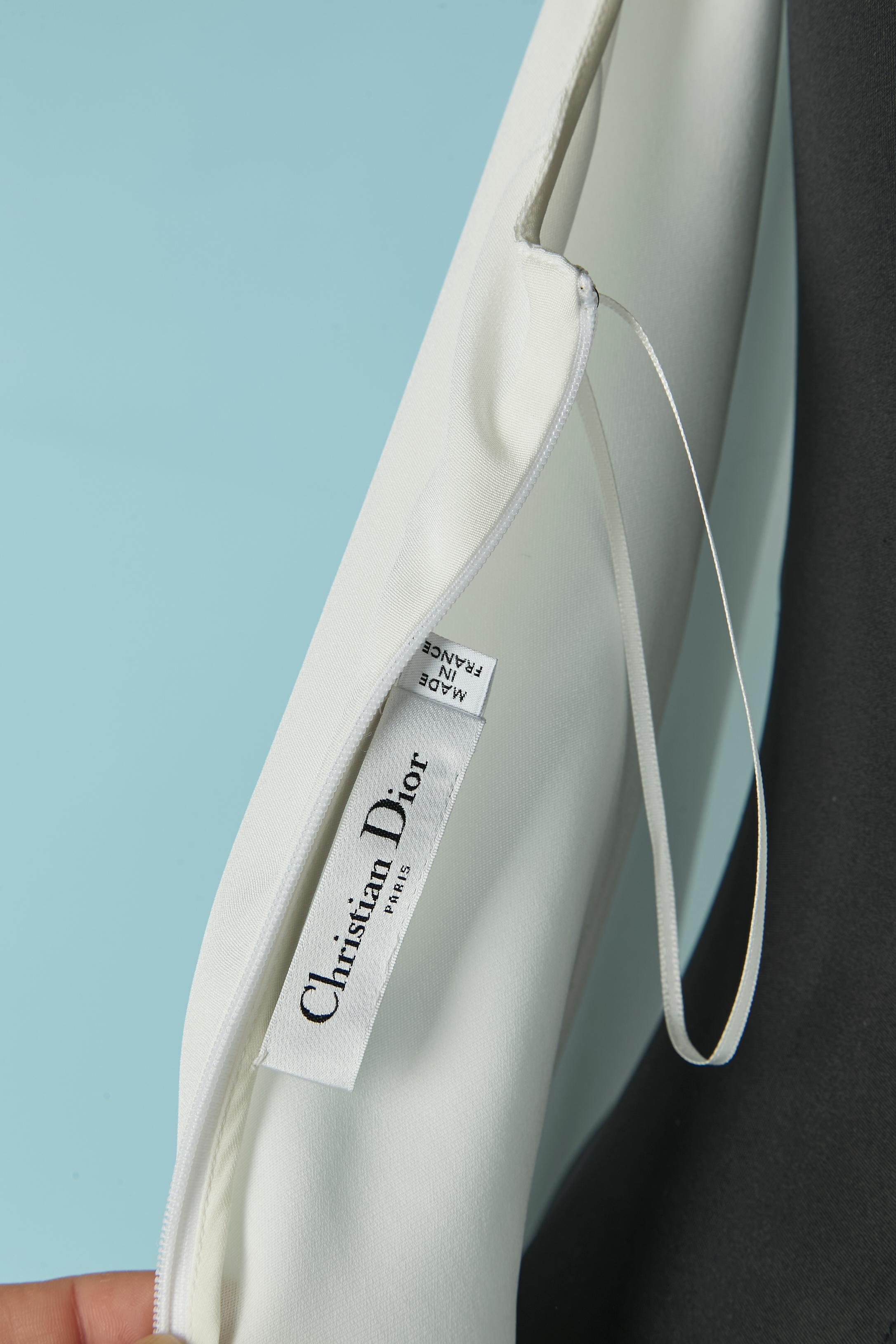 Weißes Abendkleid mit einer Schulter (oder Hochzeitskleid) CHRISTIAN DIOR im Angebot 3