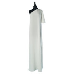 Weißes Abendkleid mit einer Schulter (oder Hochzeitskleid) CHRISTIAN DIOR