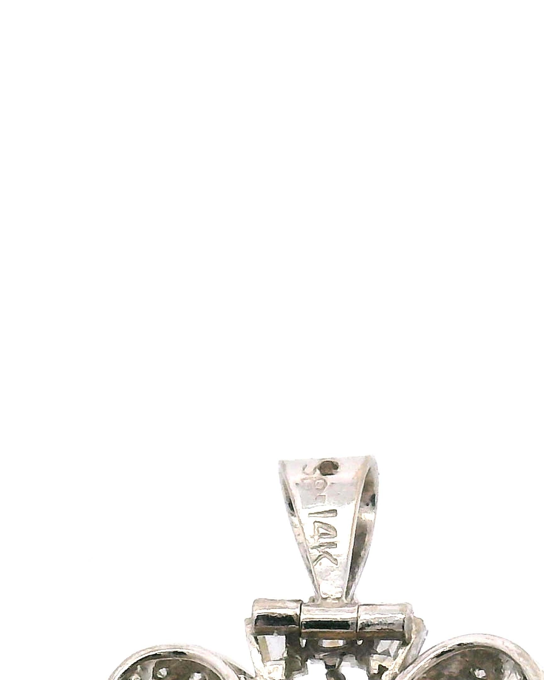 Ciondolo/anello in opale bianco in vendita 11