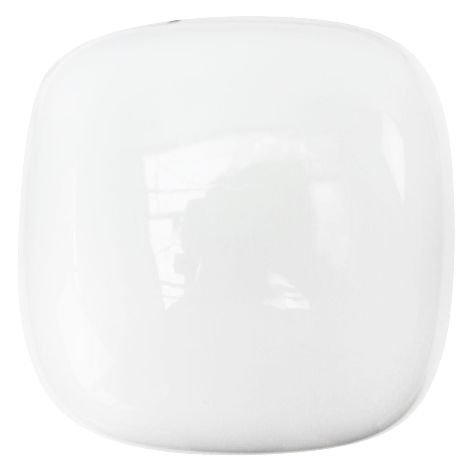 Aluminum White Opaline Glass Wall Lamp Sconce Flush Mount by RZB Rudolph Zimmerman