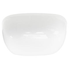 White Opaline Glass Wall Lamp Sconce Flush Mount by RZB Rudolph Zimmerman