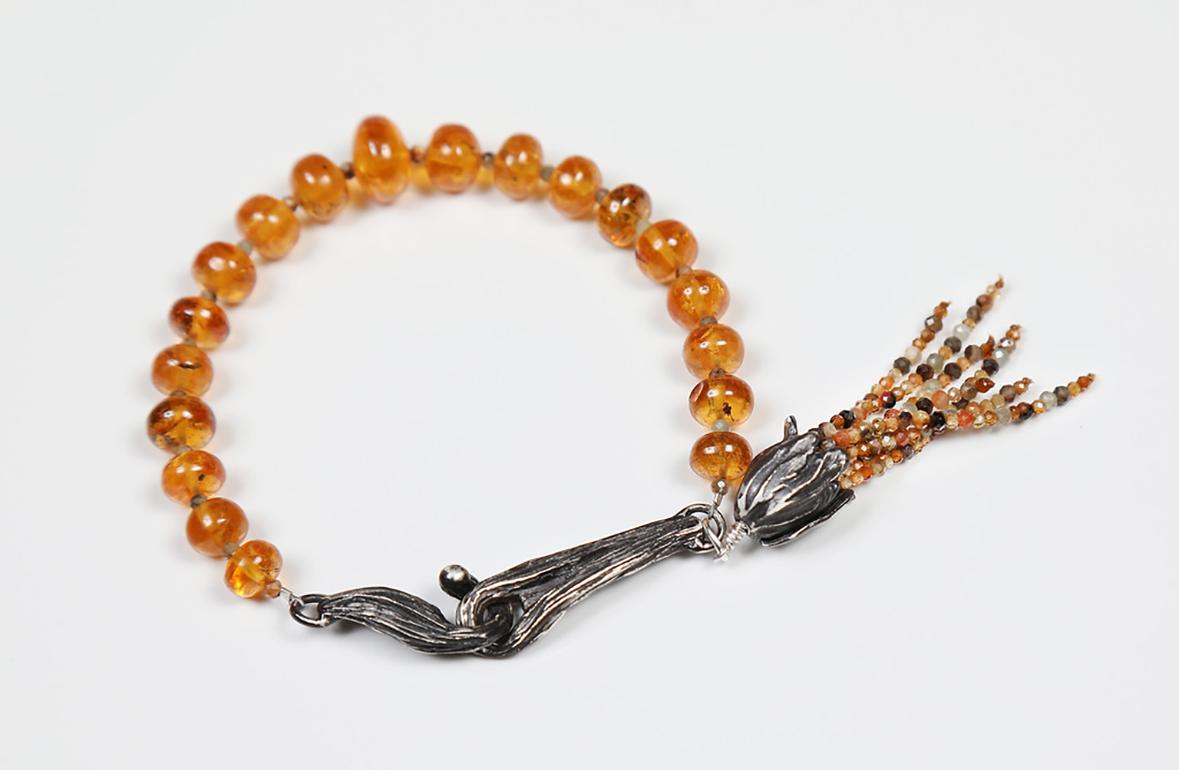 mandarine garnet bracelet