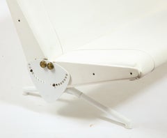 Osvaldo Borsani White D70 Armless Sofa for Tecno, Italy 1950's