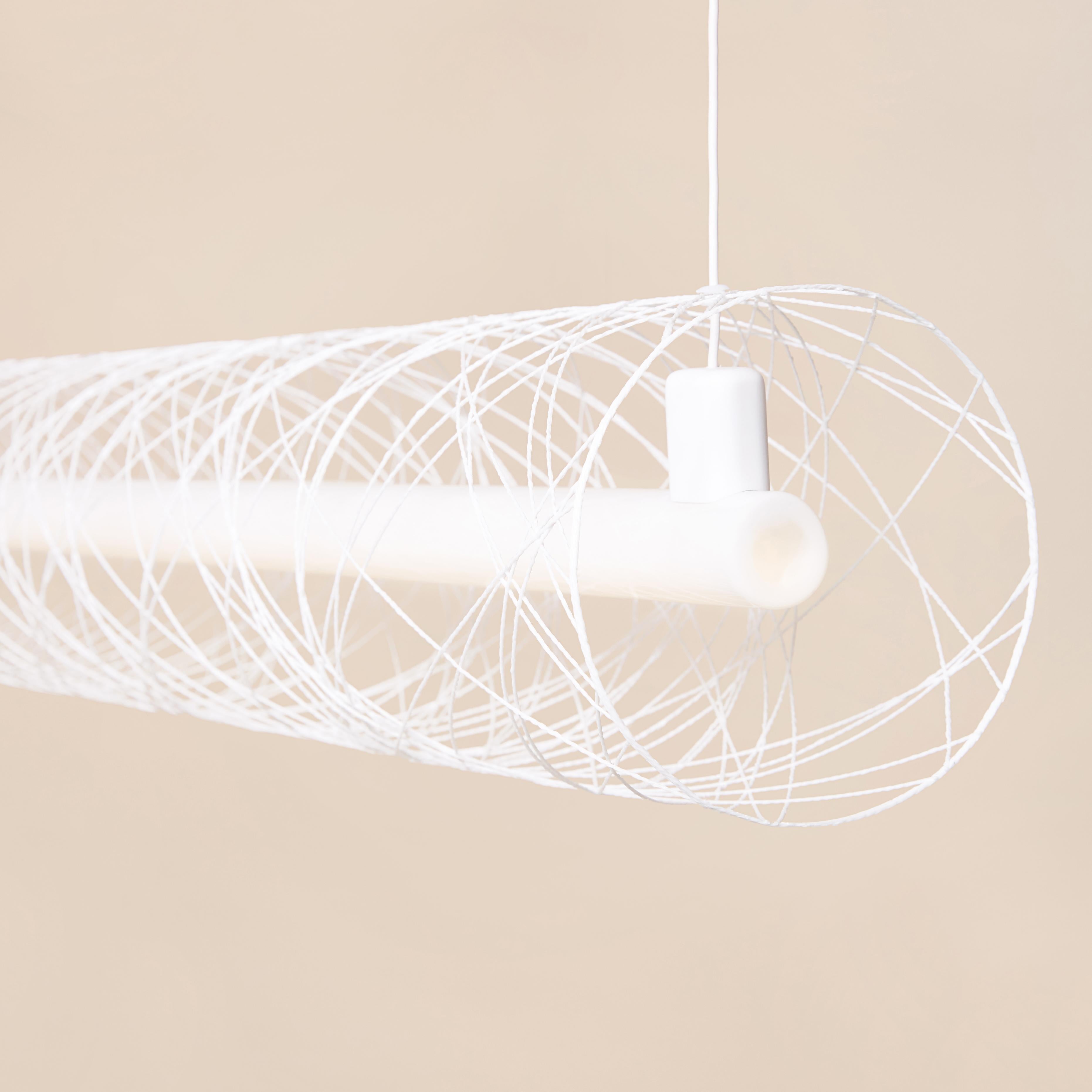 White Out of Order Pendant Lamp by Atelier Robotiq In New Condition For Sale In Geneve, CH