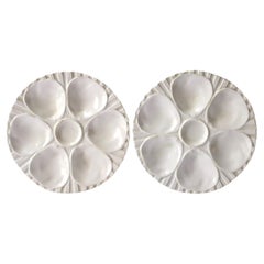White Oyster Plates