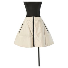 Mini-jupe rembourrée blanche Christian Dior