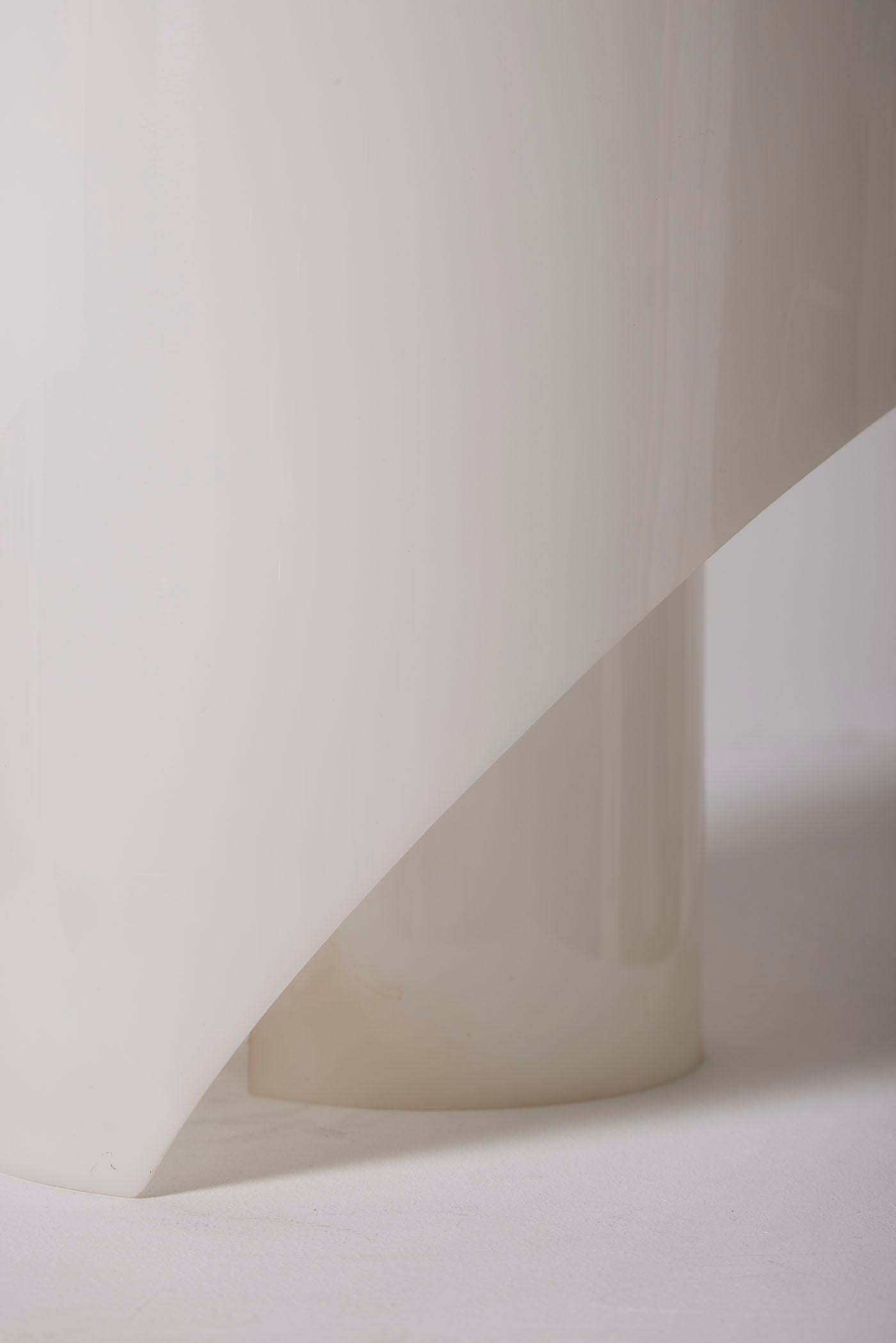Lampe blanche Padova & Bocci, 1970 en vente 1
