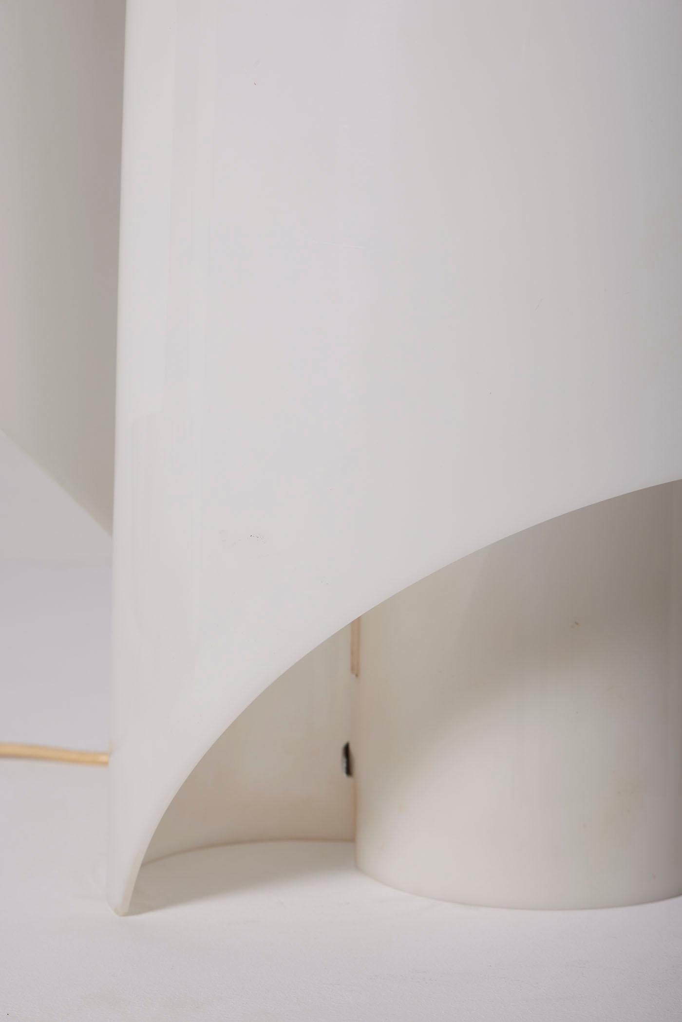 Lampe blanche Padova & Bocci, 1970 en vente 2