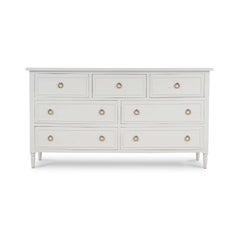 White Painted Antique Dresser