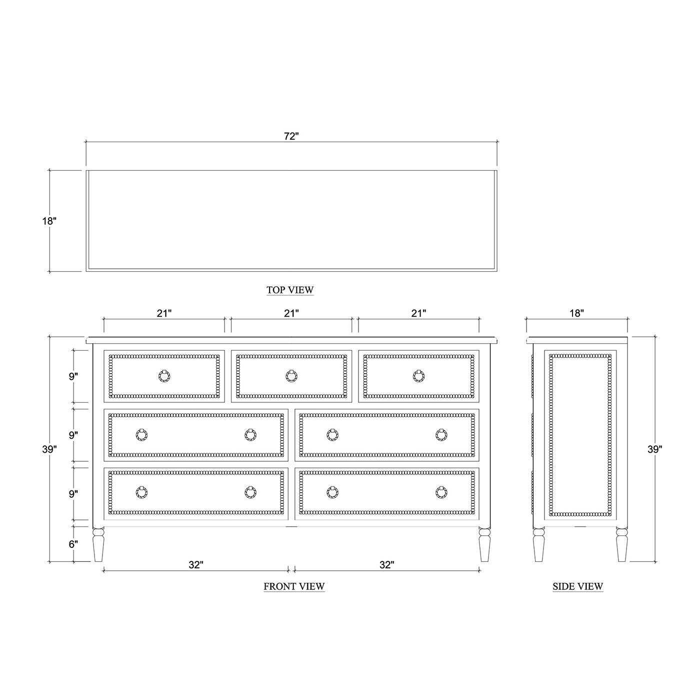 White Painted Antique Dresser For Sale 2