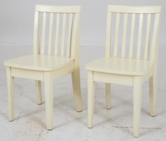 White-Painted Children's Chairs