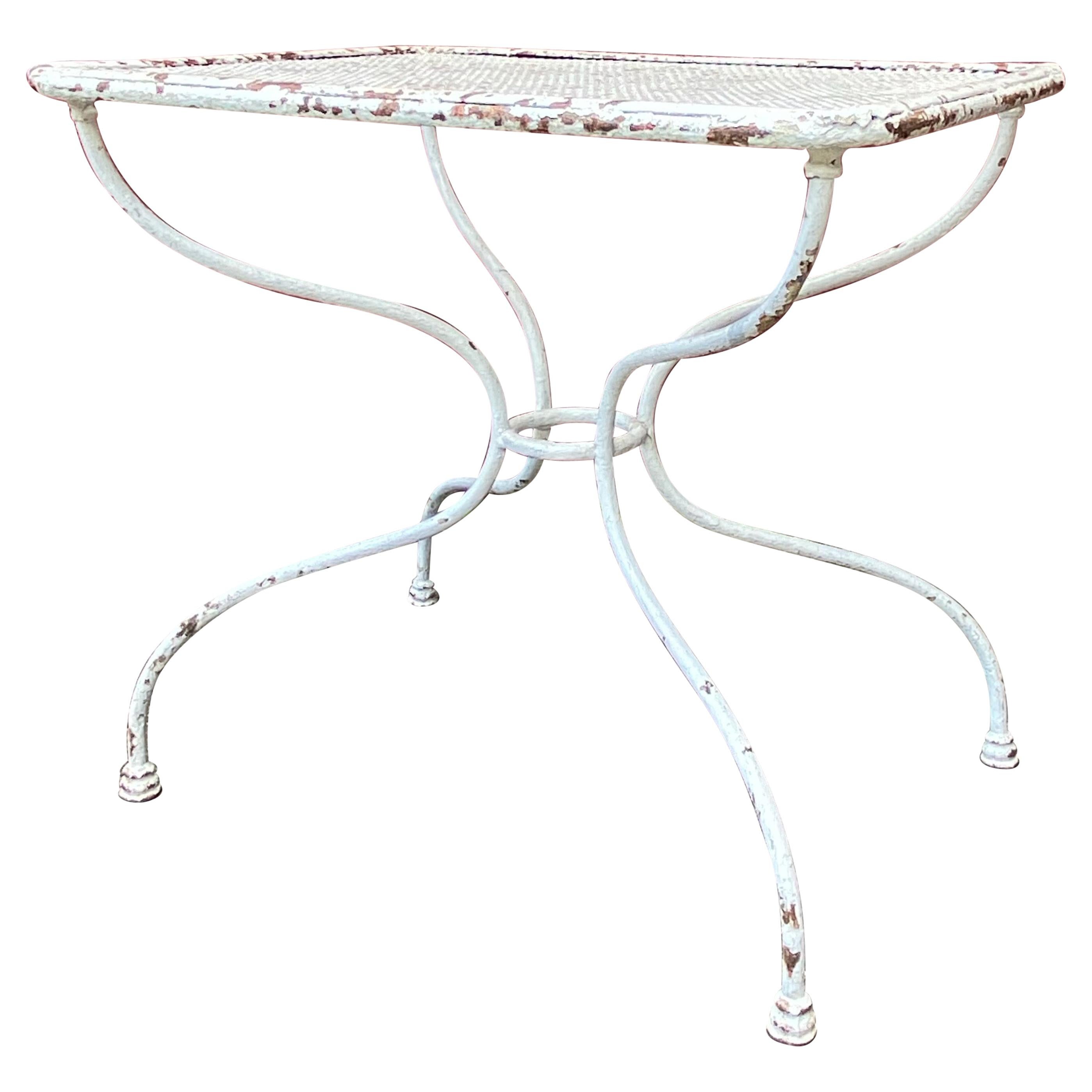 White Painted French Bistro Table