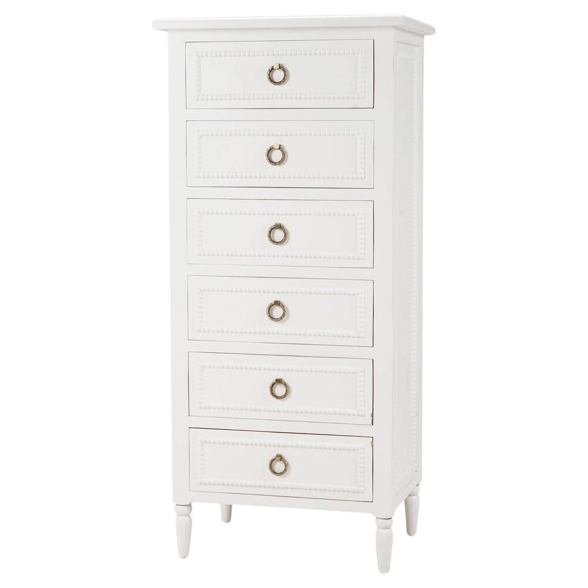 White Painted Lingerie Chest