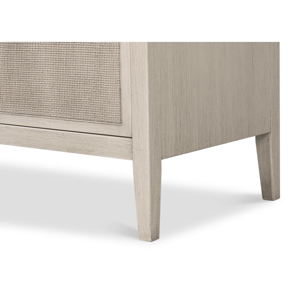 Meuble d'appoint moderne peint en blanc en vente 3