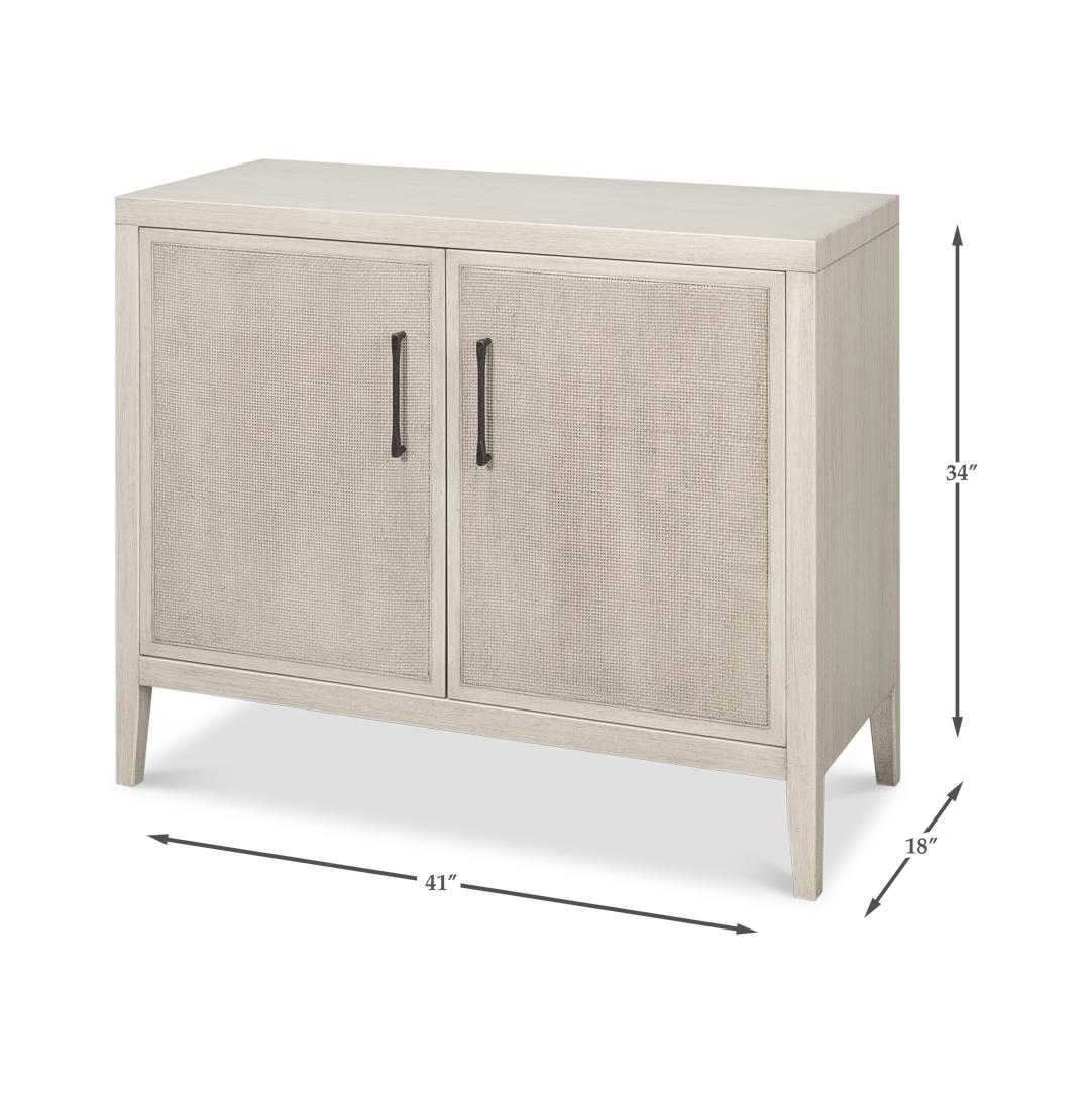 Meuble d'appoint moderne peint en blanc en vente 4