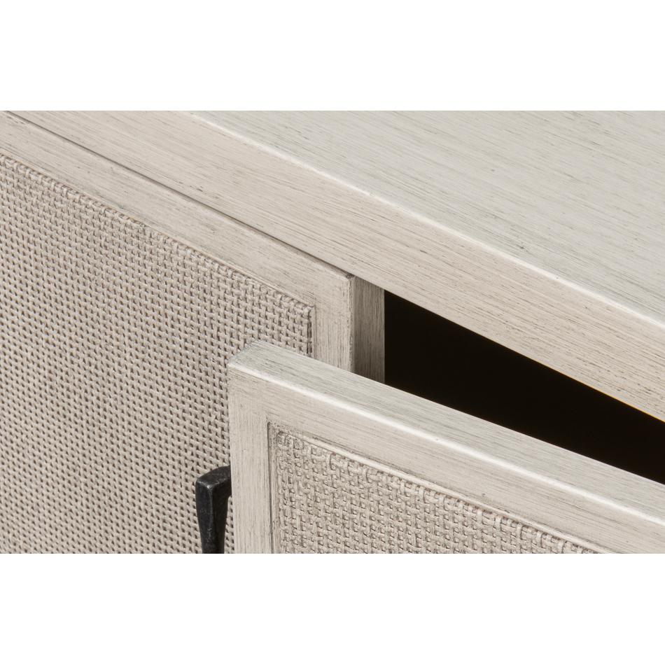 XXIe siècle et contemporain Meuble d'appoint moderne peint en blanc en vente