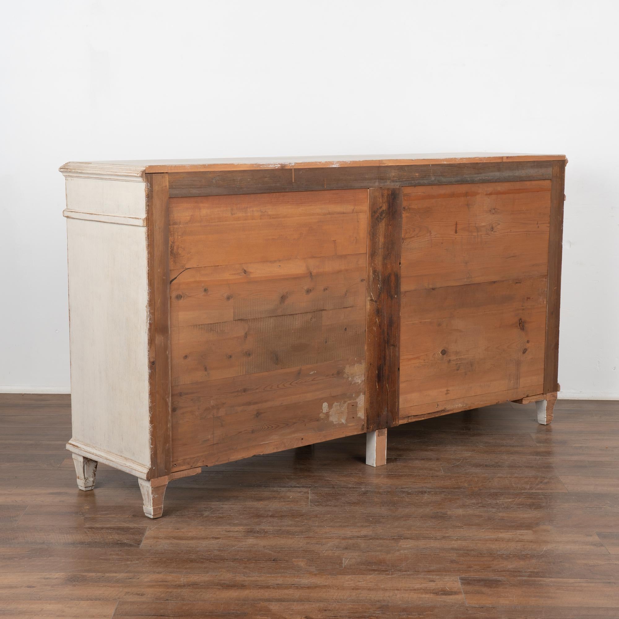 White Painted Pine Sideboard, Sweden circa 1900's For Sale 8