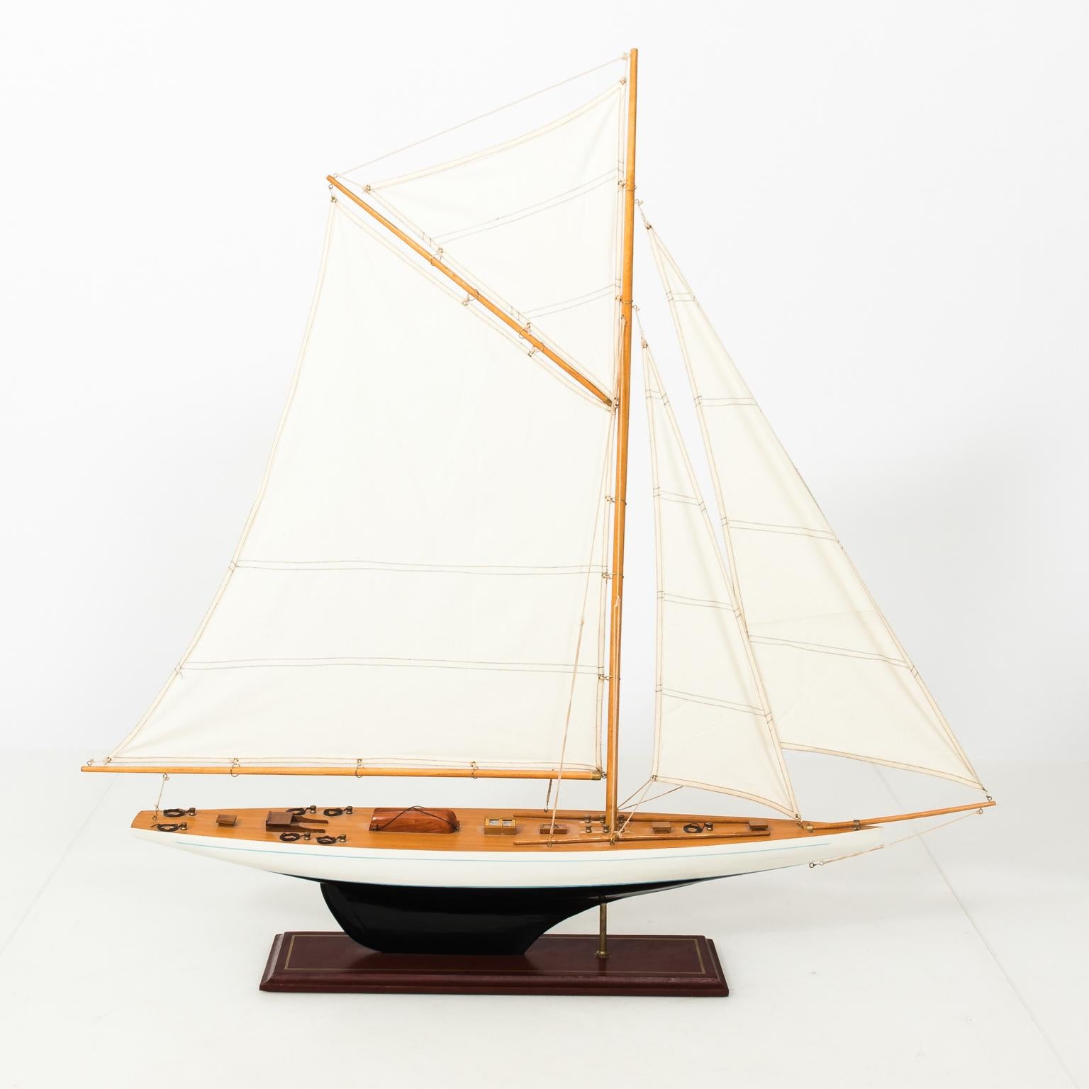 White Painted Sailboat Model 5