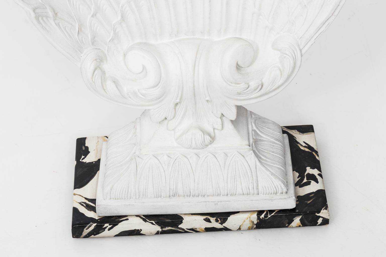 20th Century White Painted Scallop Shell Console For Sale