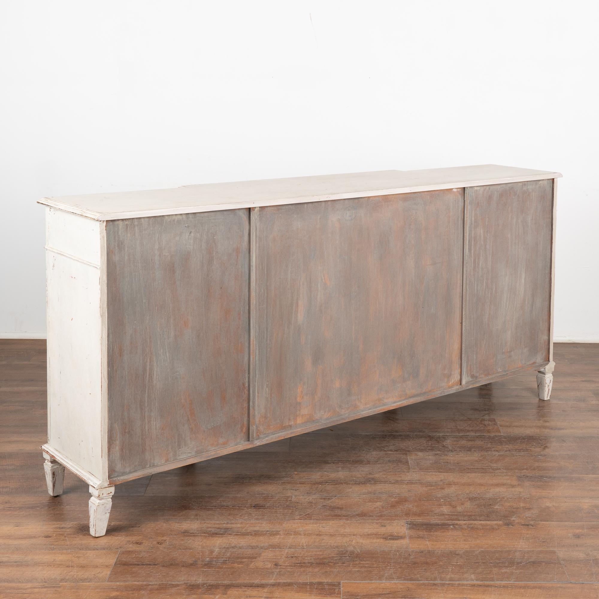 White Painted Sideboard Buffet, Sweden circa 1920 4