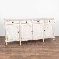 White Painted Sideboard Buffet, Sweden circa 1920