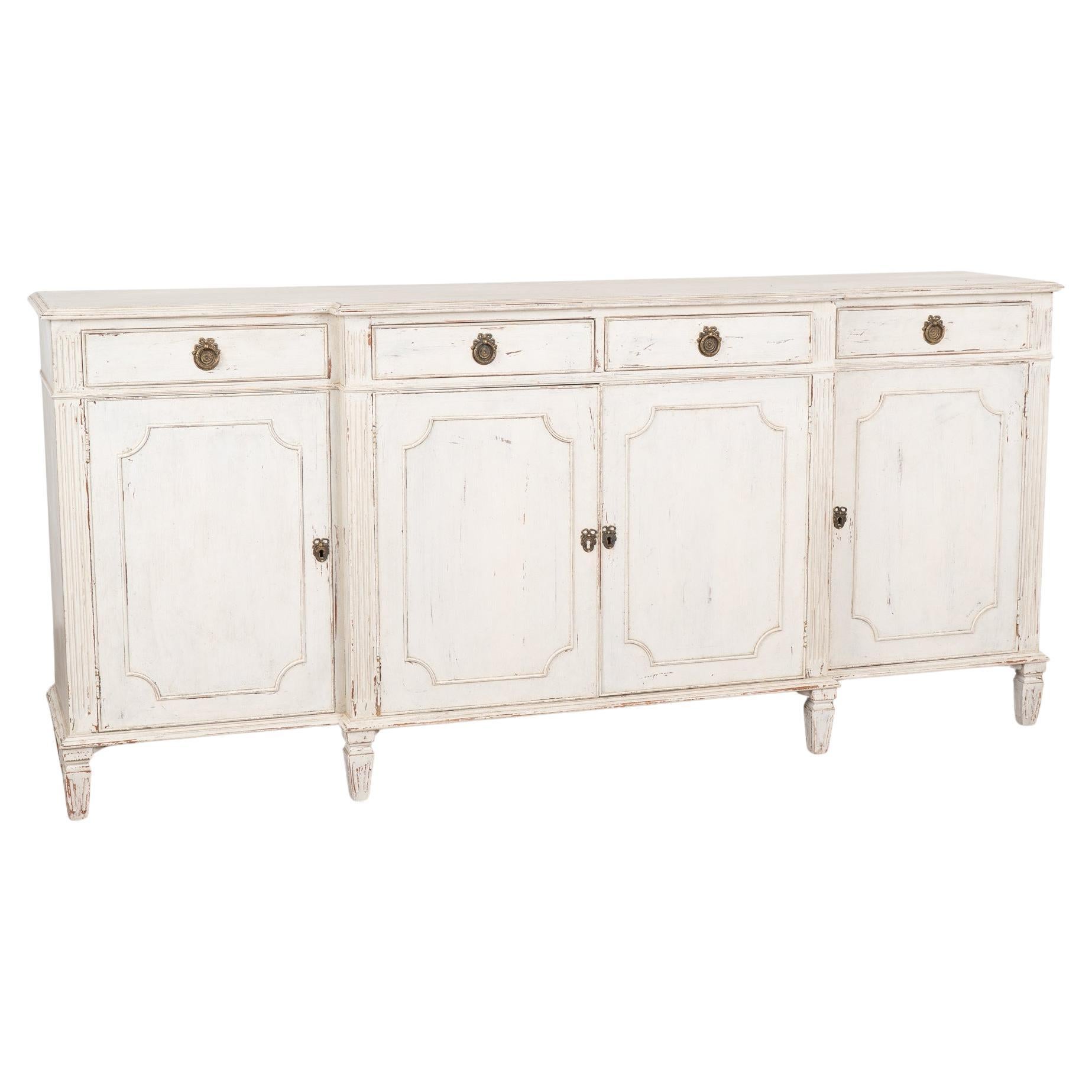 White Painted Sideboard Buffet, Sweden circa 1920