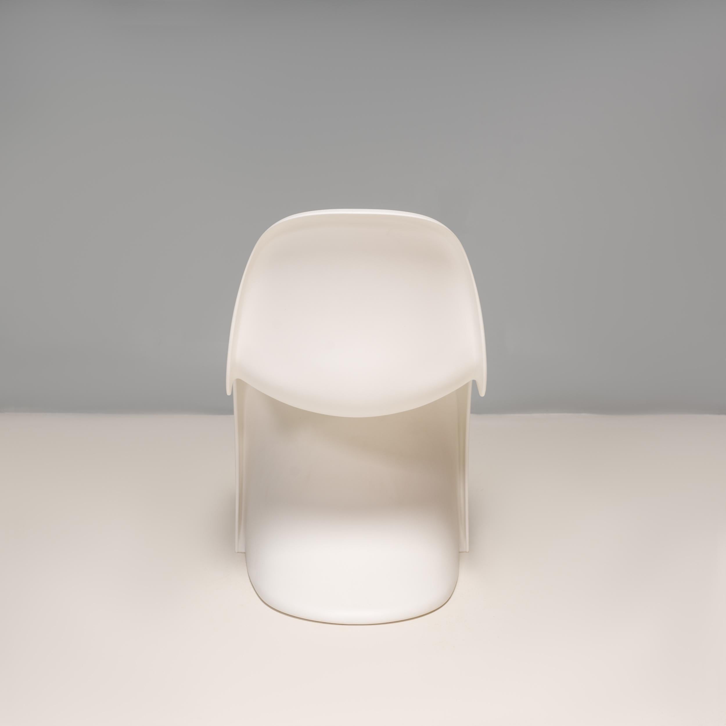 Plastic White Panton Chairs by Verner Panton for Vitra, Set of 8