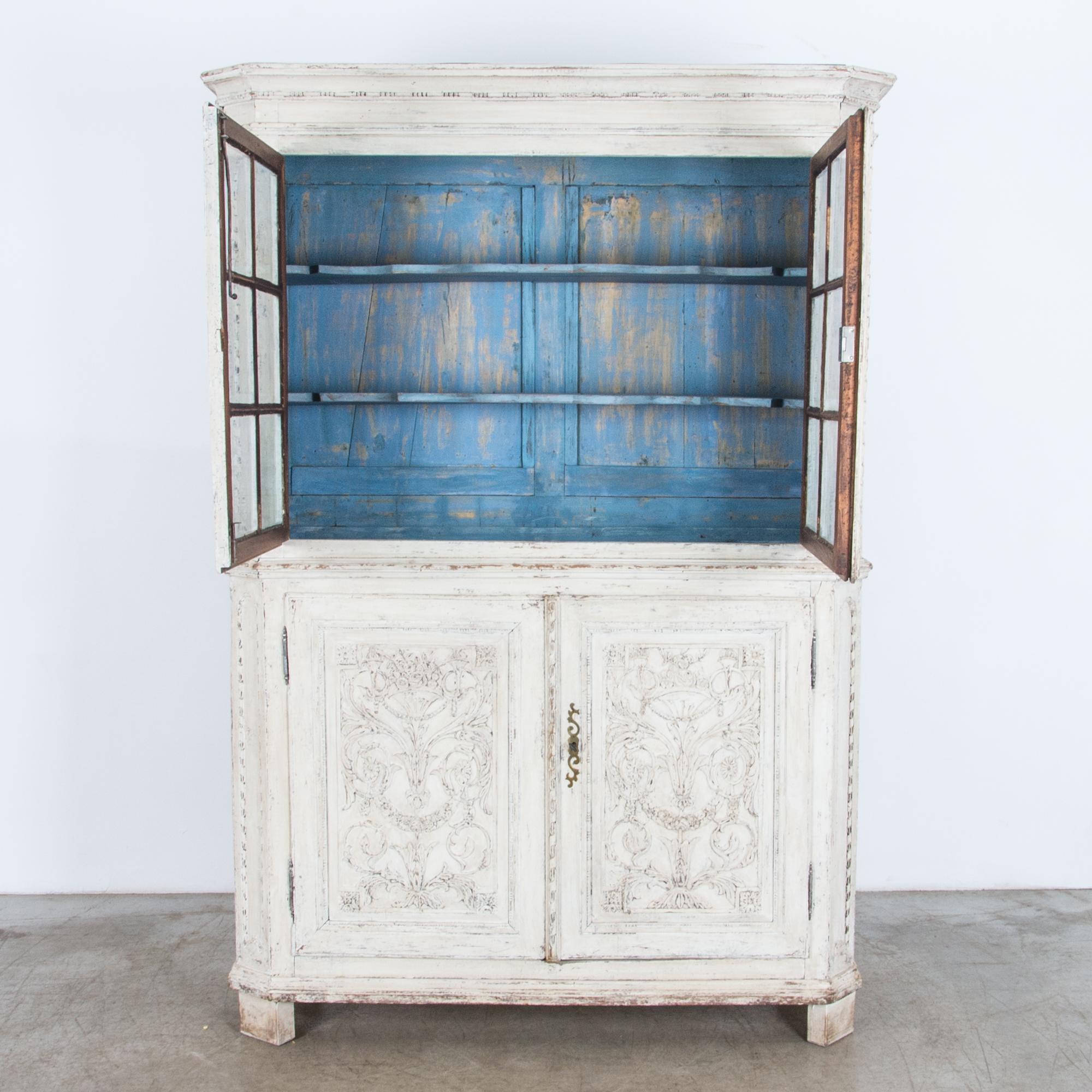 rustic china cabinet