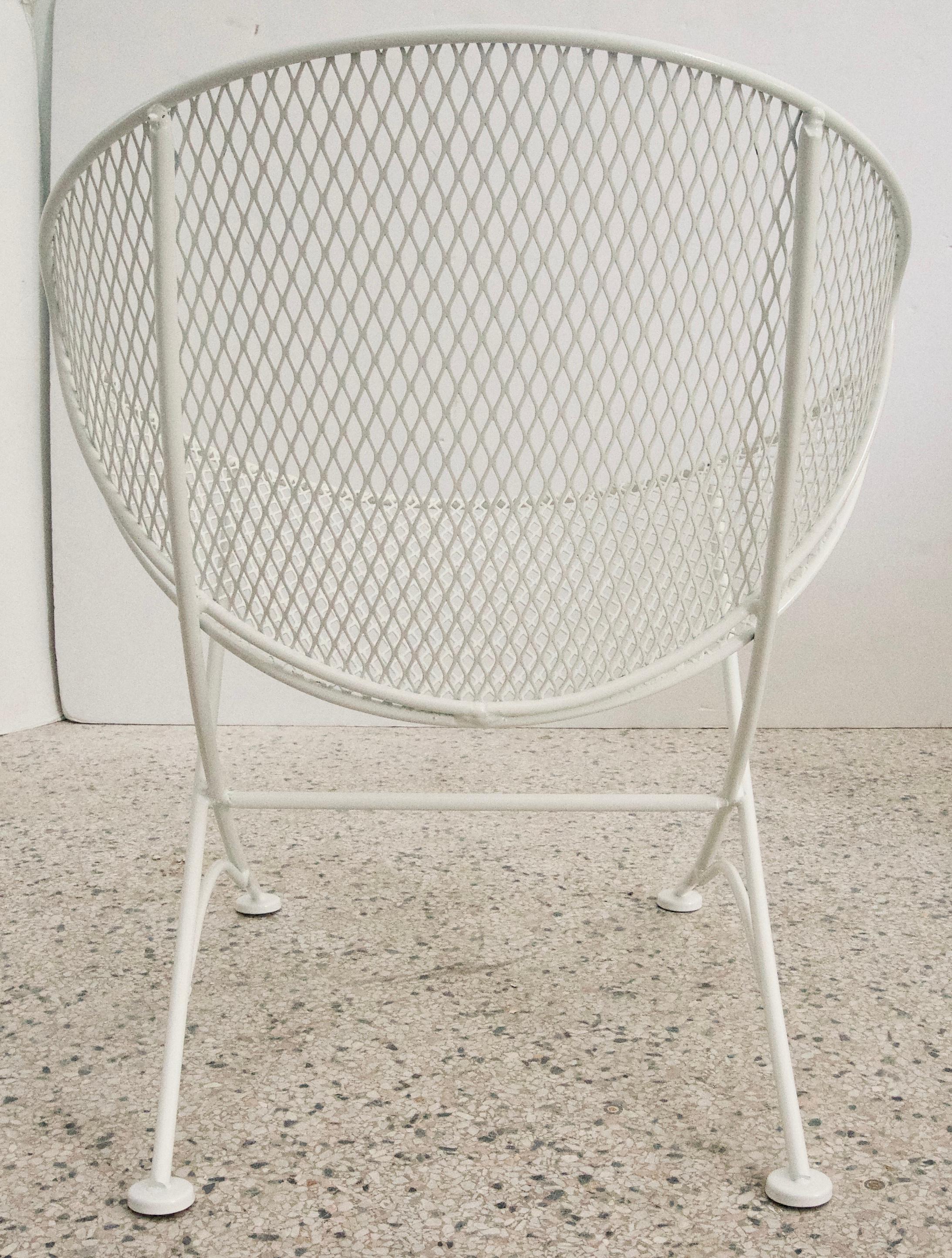 Mid-Century Modern Salterini White Chair