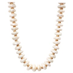 White Pearls and 925 Silver Necklace
