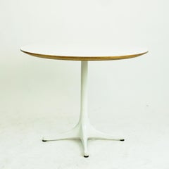 White Pedestal Coffee Side Table by George Nelson for Herman Miller, USA, 1960s