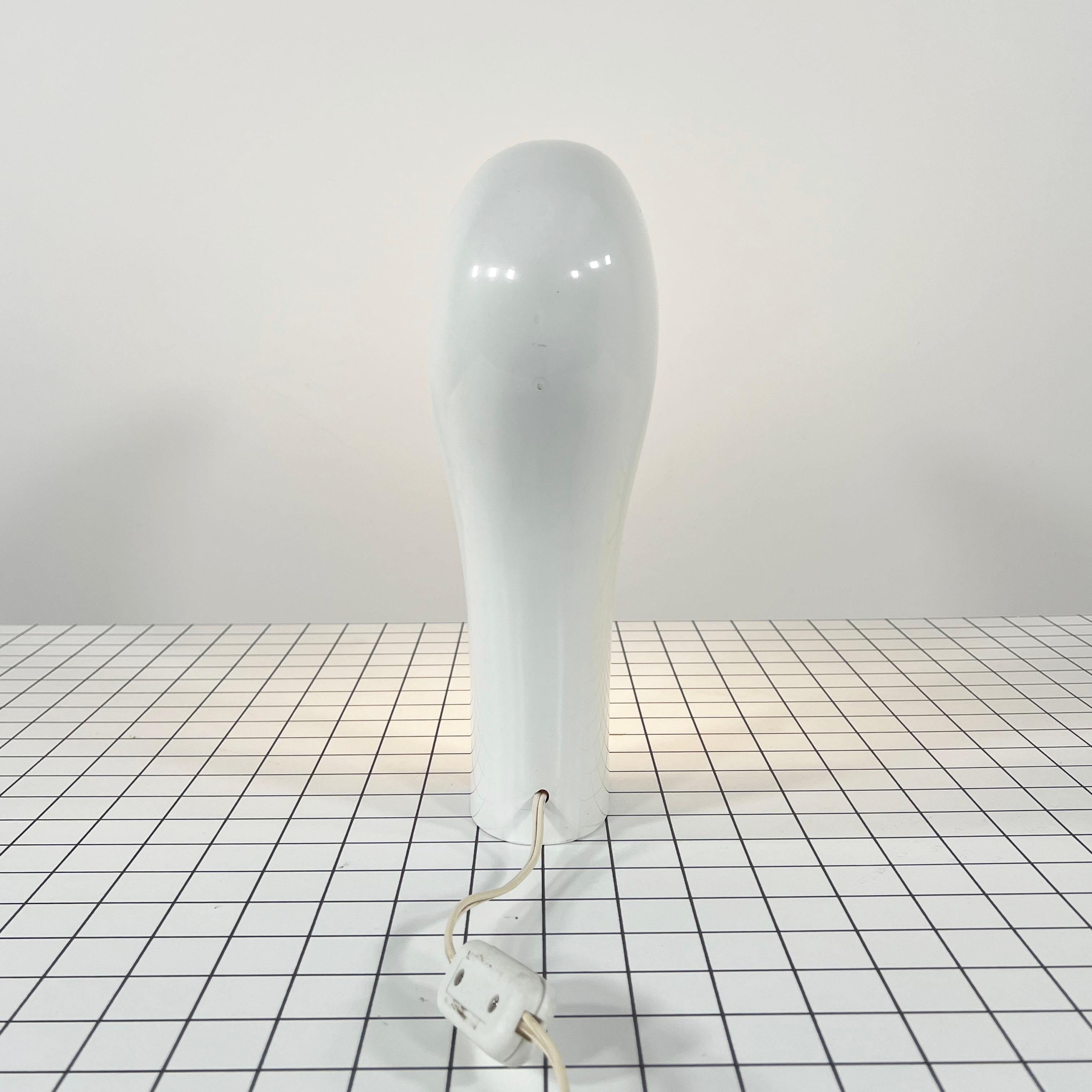 White 'Pelota' Desk Lamp by Cesare Casati for Lamperti Studio D.A., Italy, 1970s For Sale 2