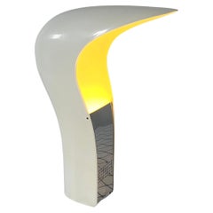 Lampe de bureau Palota blanche de Cesare Casati pour Lamperti Studio D.A., Italie, 1970