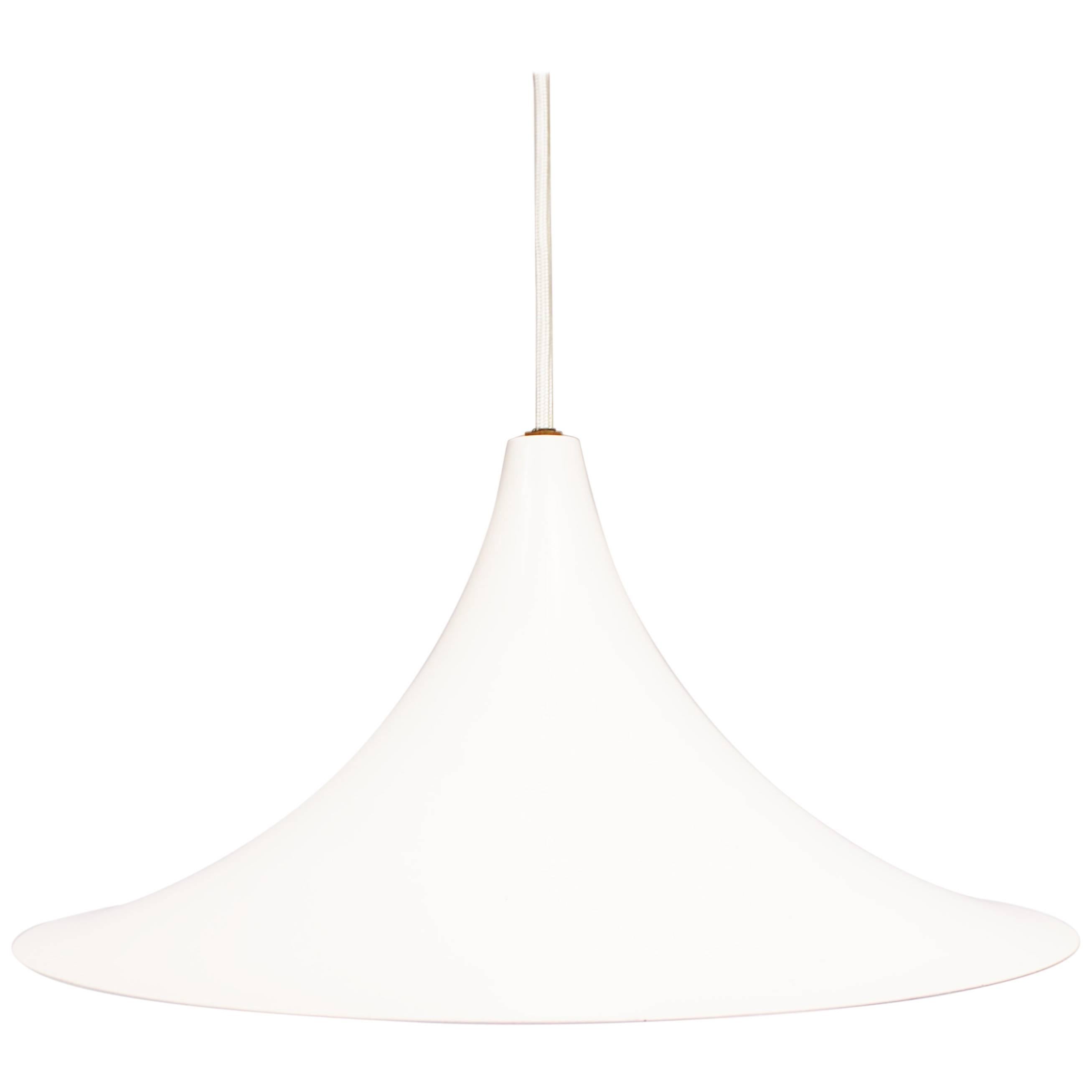 White Pendant of Danish Design from the 1960s For Sale